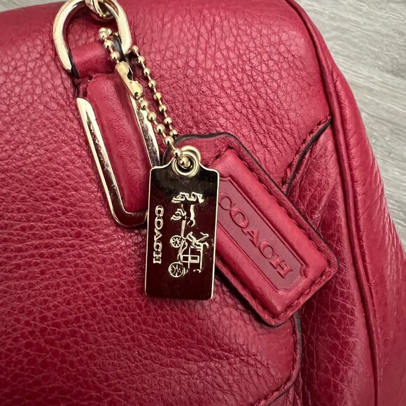 Coach 25169 Madison Crossbody w/ dust bag in Red  Coach - Picture 4 of 7